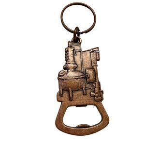 Wheatley Vodka Promotion Keychain Bottle Opener Copper Color 4" Keyring